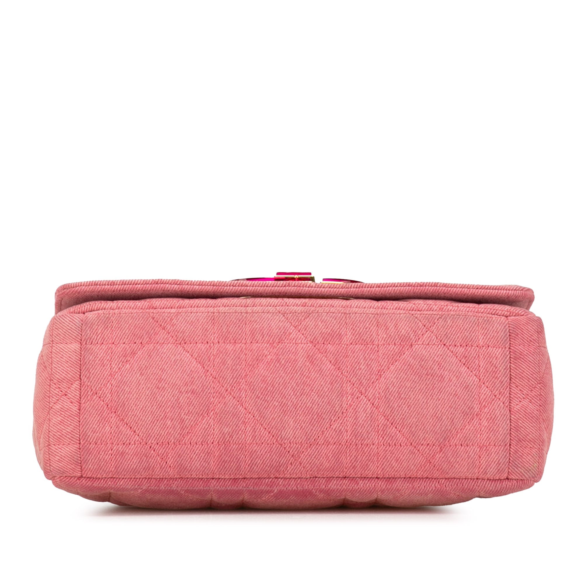 Caro Bag Macrocannage Quilt Denim Medium