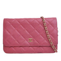 Wallet on Chain Quilted Lambskin