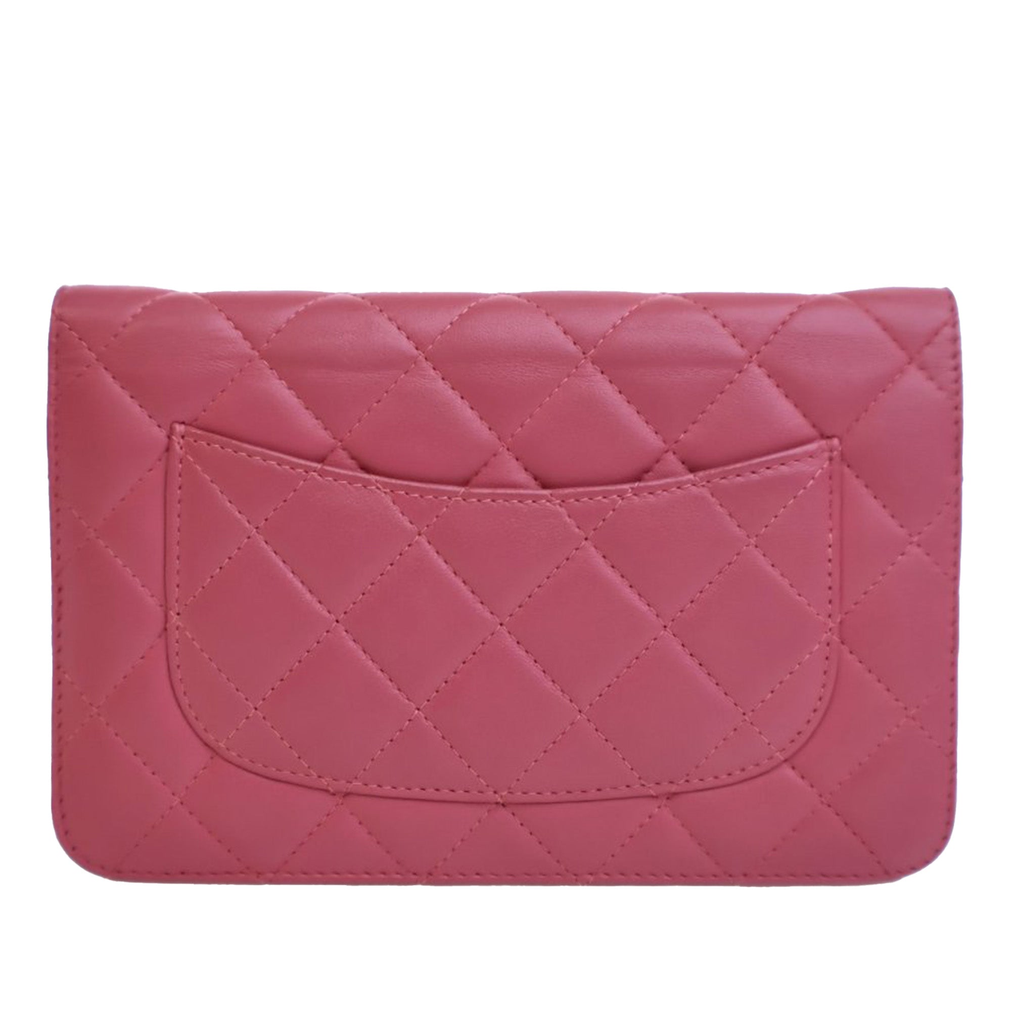 Wallet on Chain Quilted Lambskin