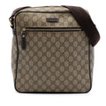 Front Zip Messenger GG Coated Canvas Medium