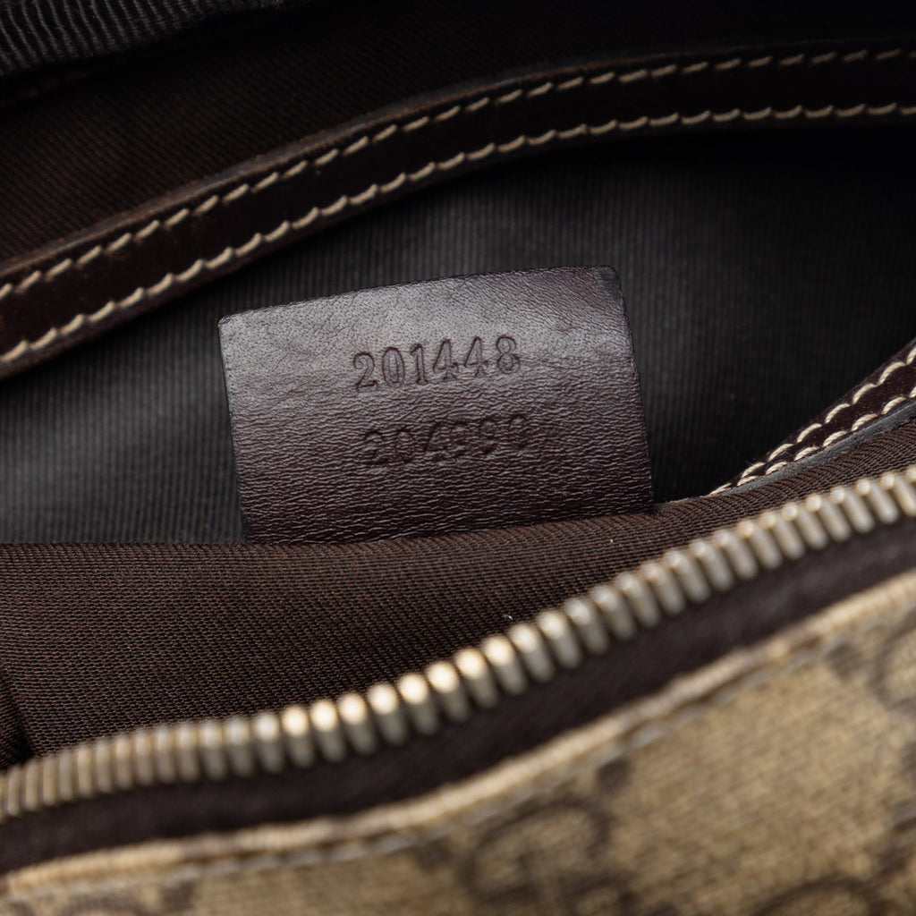 Front Zip Messenger GG Coated Canvas Medium