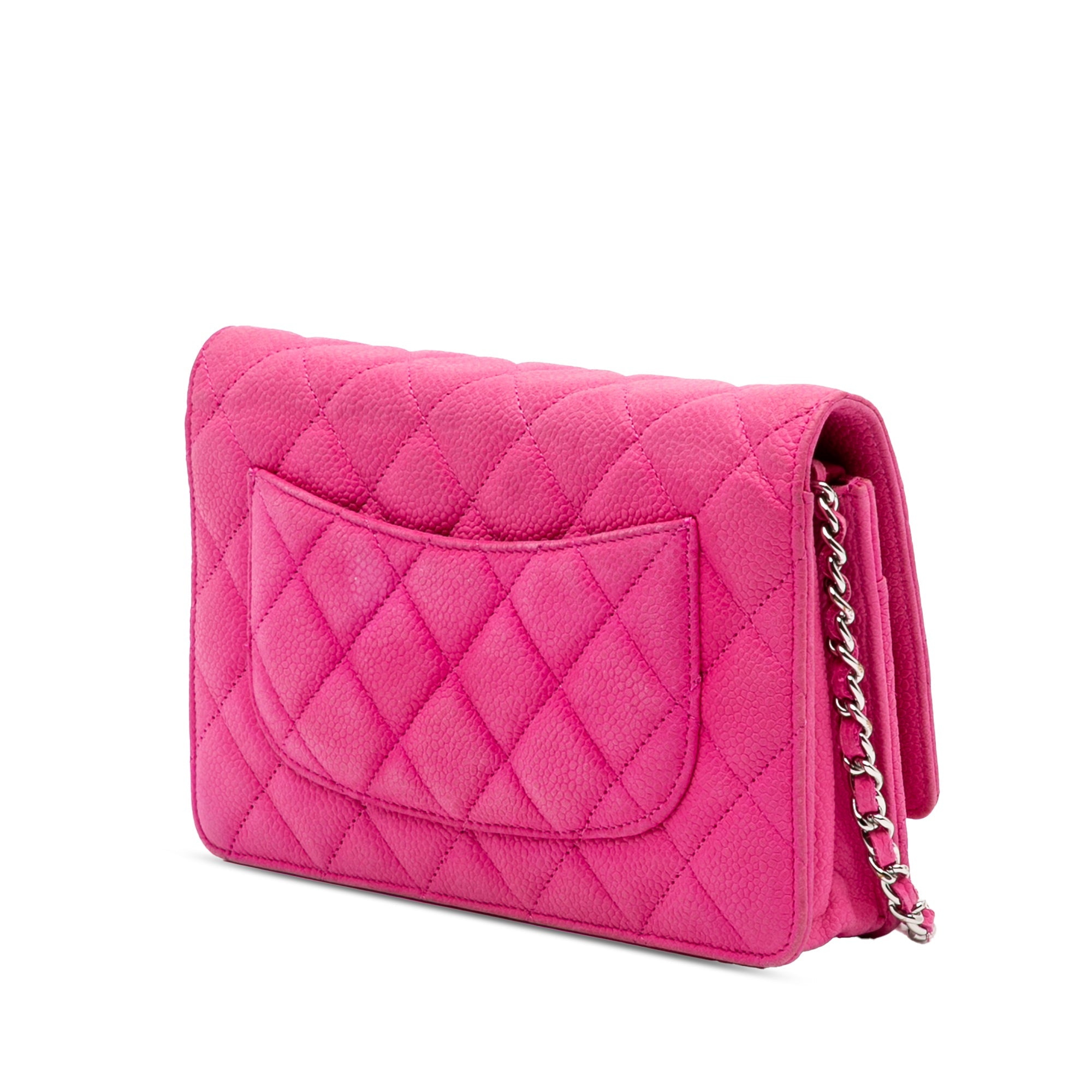 Wallet on Chain Quilted Caviar