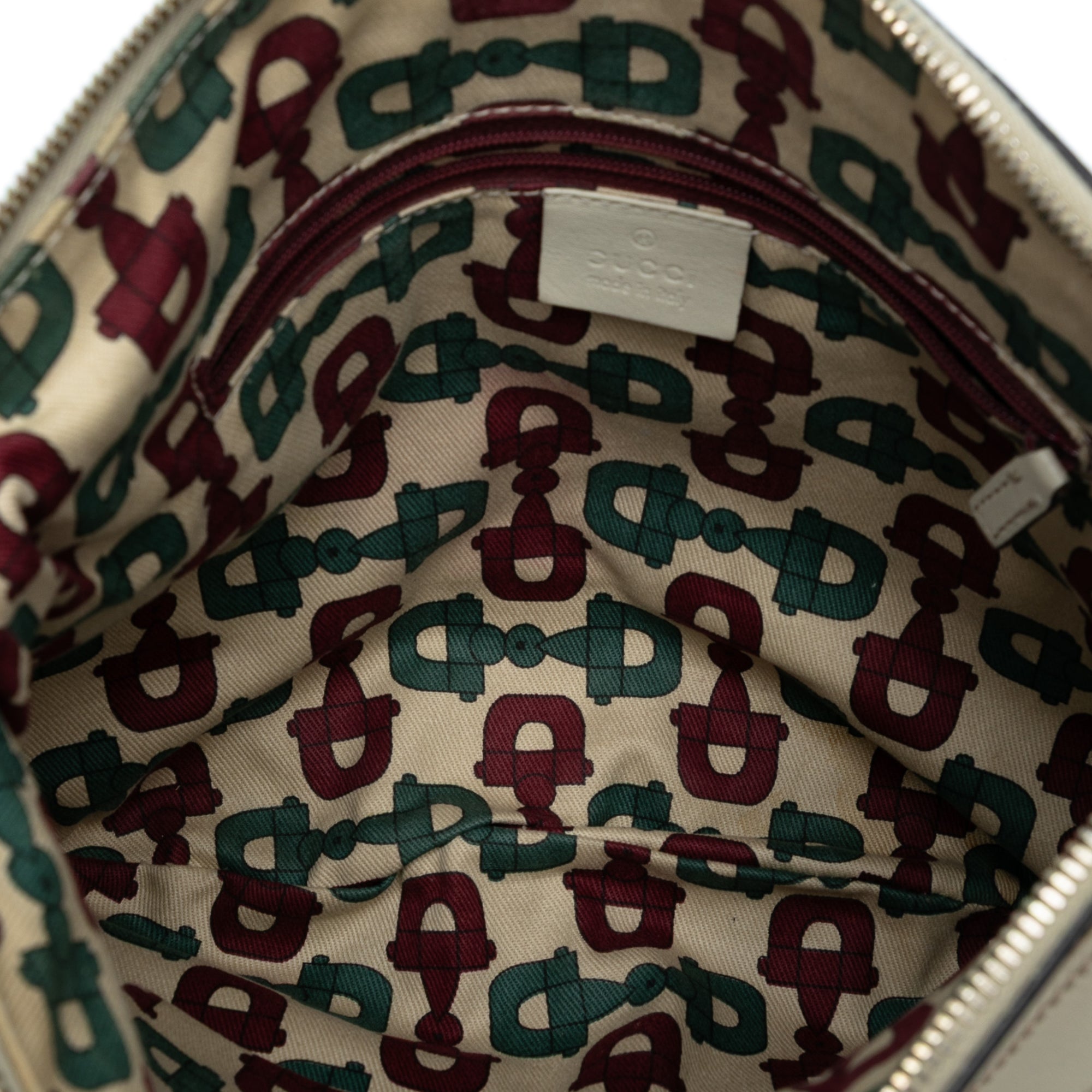D Ring Messenger Bag Guccissima Leather Small