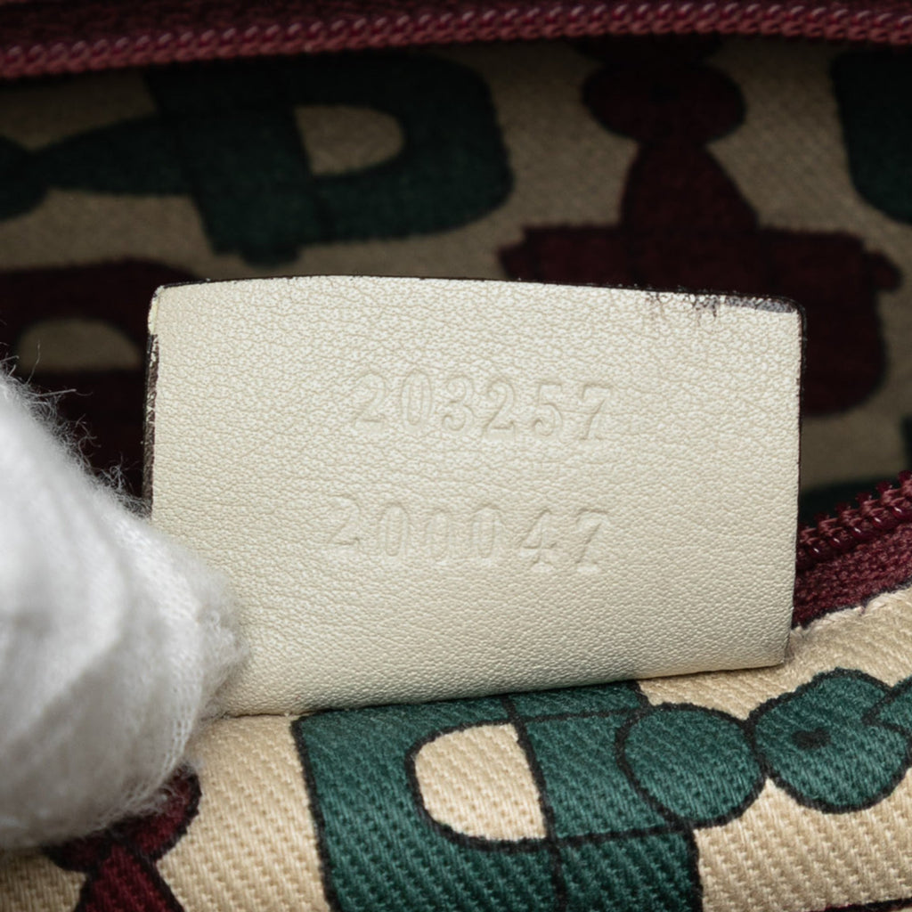 D Ring Messenger Bag Guccissima Leather Small