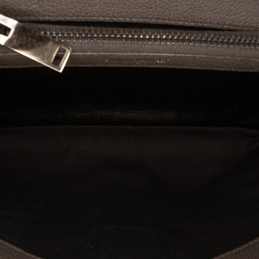 Classic Monogram College Bag Matelasse Chevron Leather Medium