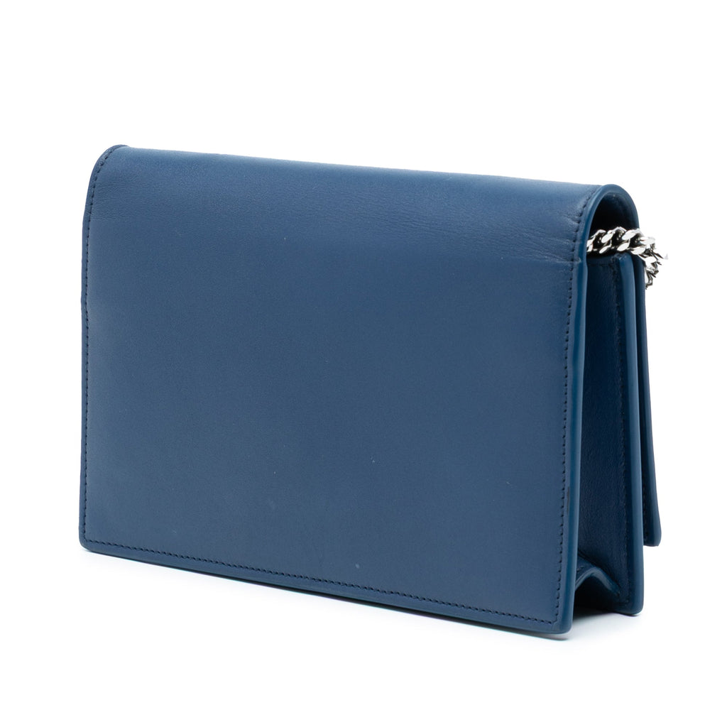 Classic Monogram Tassel Chain Wallet Leather
