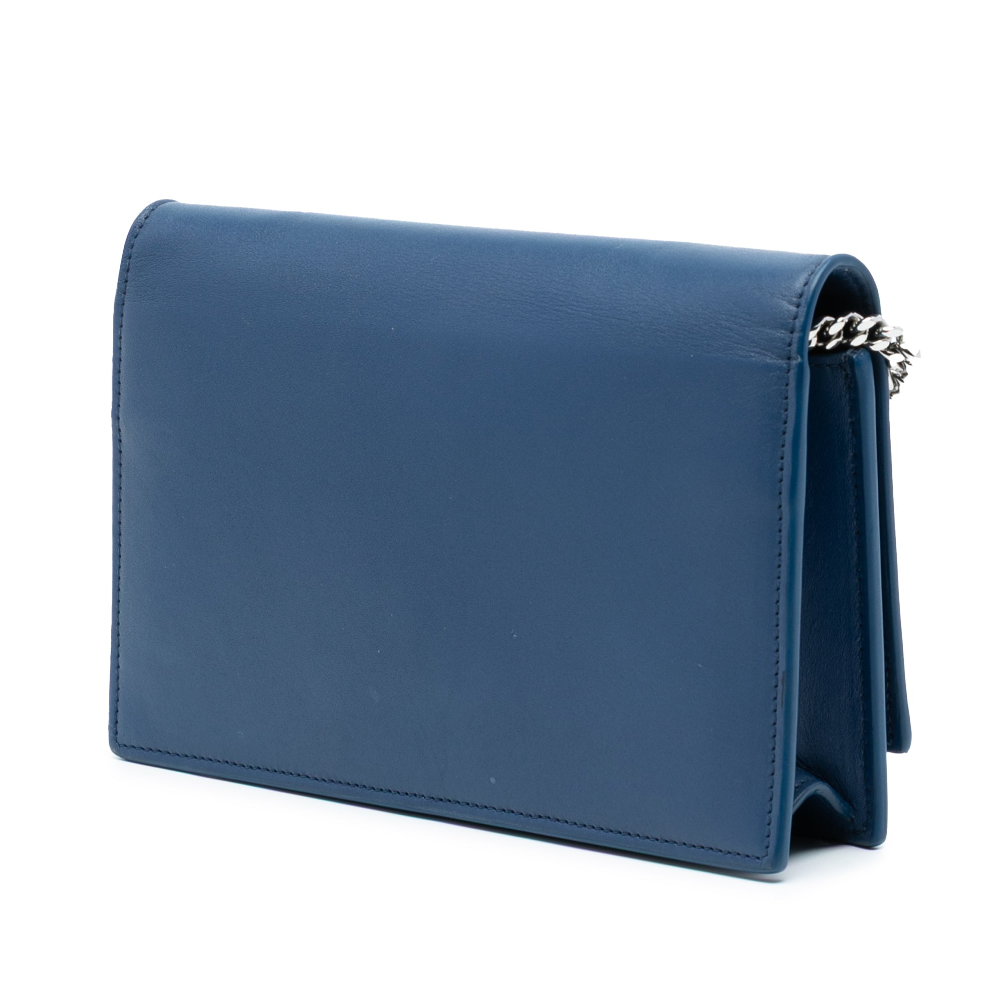 Classic Monogram Tassel Chain Wallet Leather