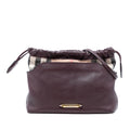 Little Crush Crossbody Bag Leather and House Check Canvas
