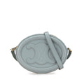 Triomphe Oval Crossbody Bag Leather