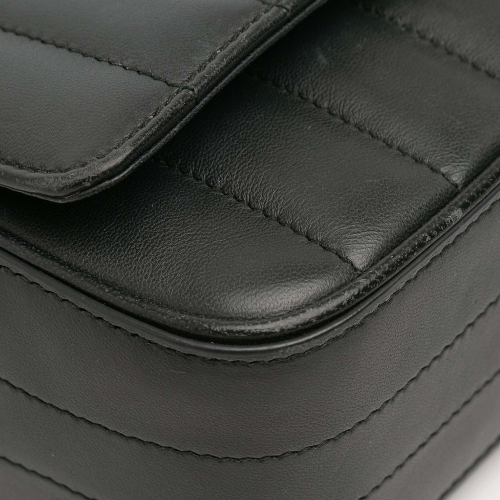 Vicky Crossbody Bag Vertical Quilted Leather Small