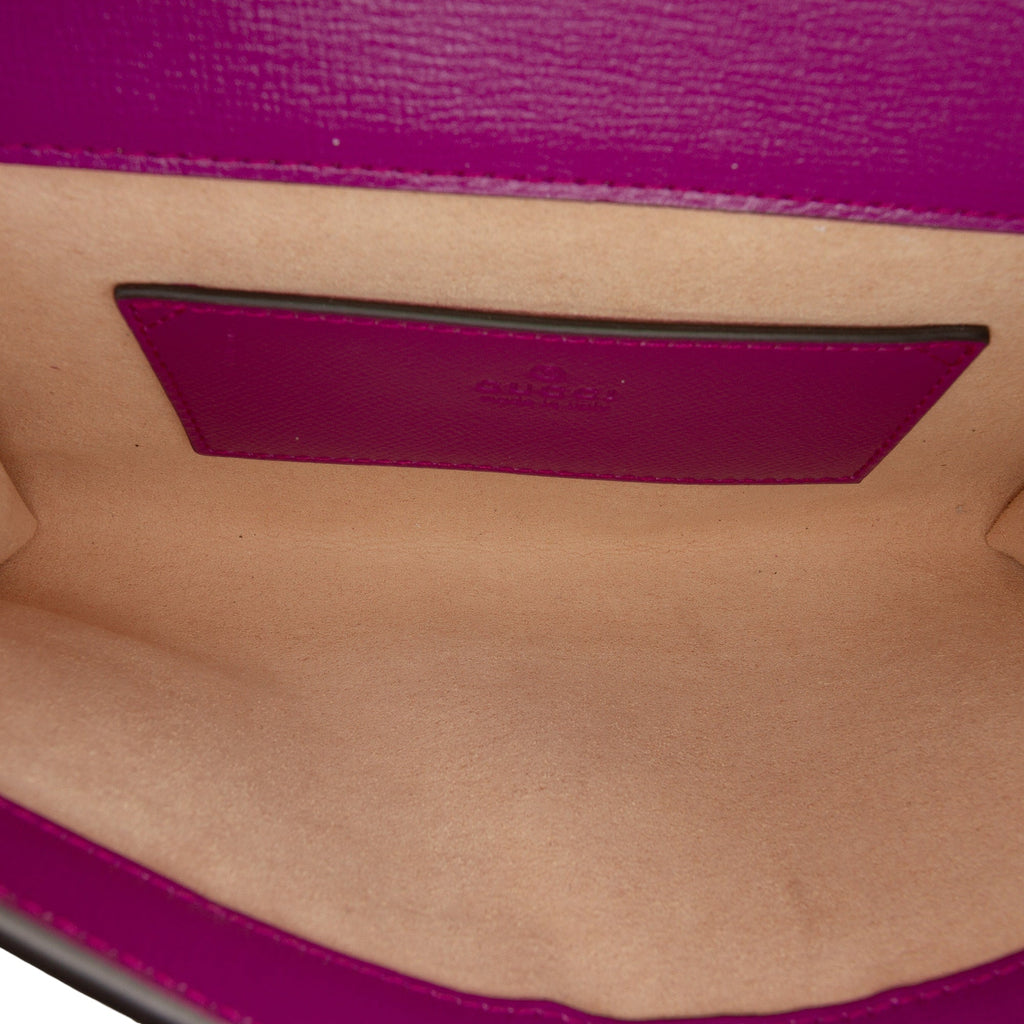 Horsebit 1955 Curved Flap Shoulder Bag Leather Mini