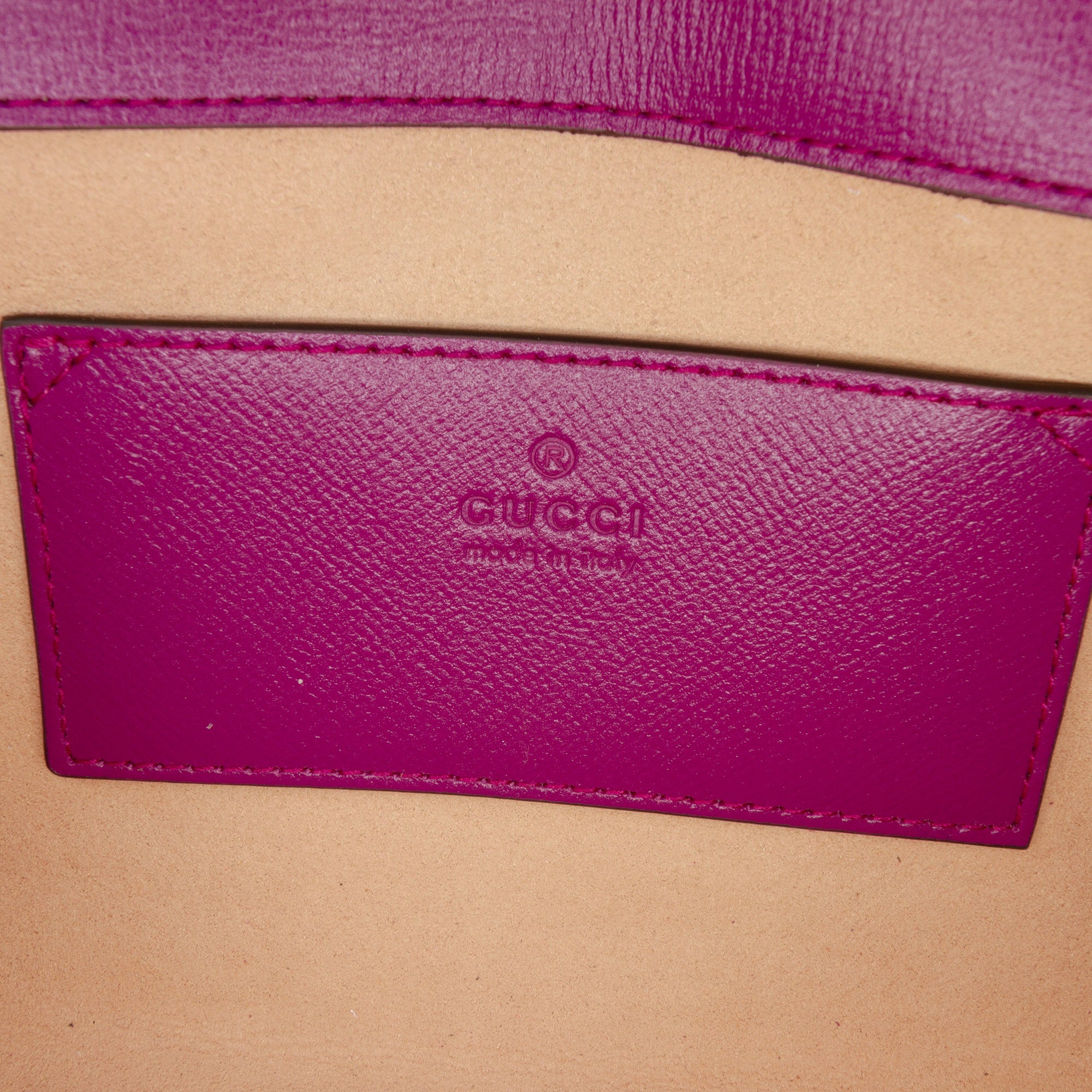 Horsebit 1955 Curved Flap Shoulder Bag Leather Mini