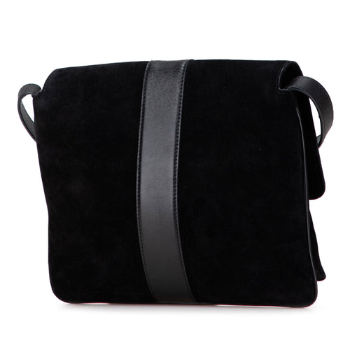 Arli Shoulder Bag Suede with Leather Medium
