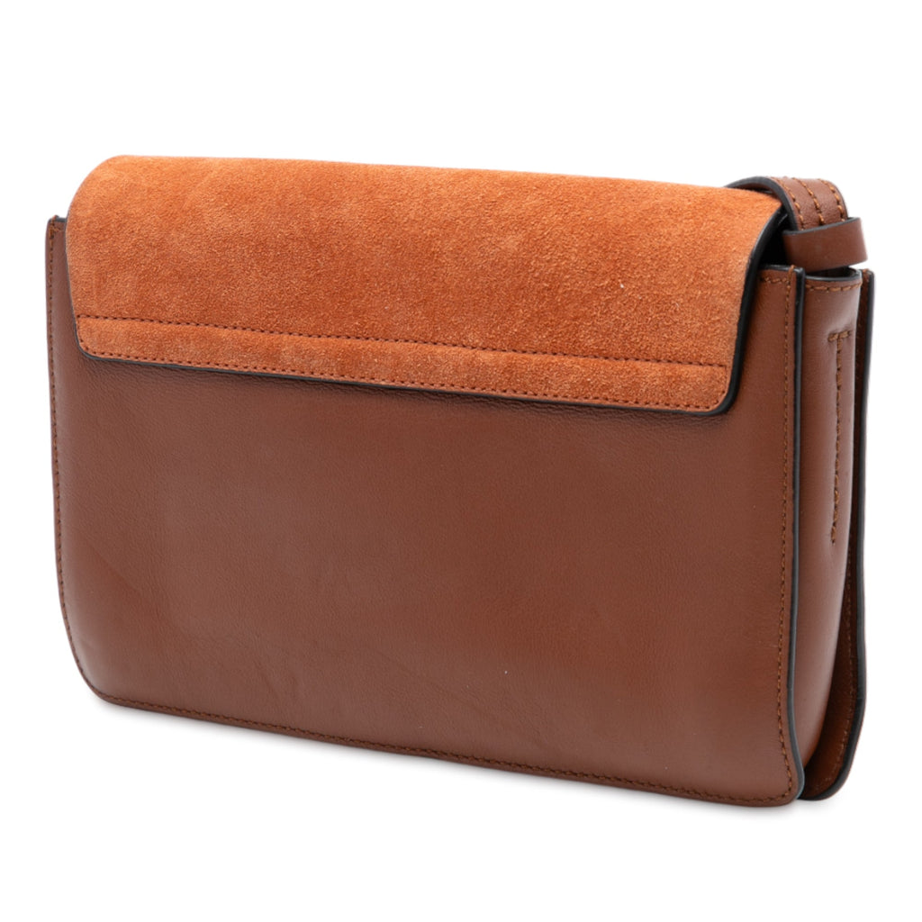 Faye Shoulder Bag Leather and Suede Small