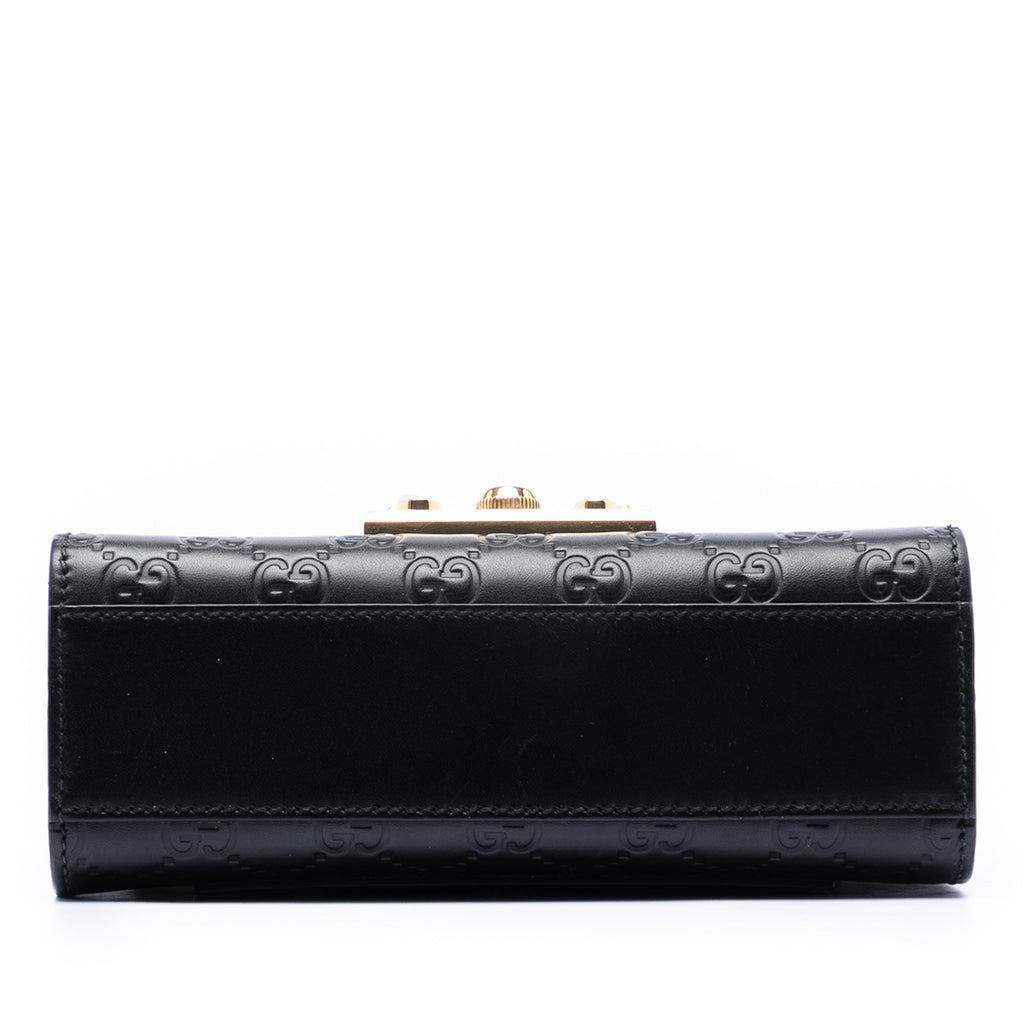 Padlock Shoulder Bag Guccissima Leather Small