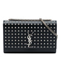 Classic Monogram Crossbody Bag Studded Leather Medium