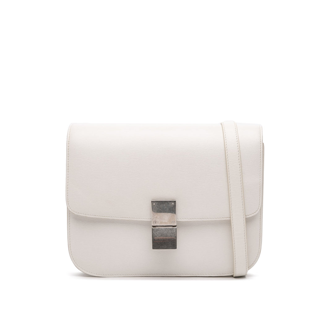 Classic Box Bag Grainy Leather Medium