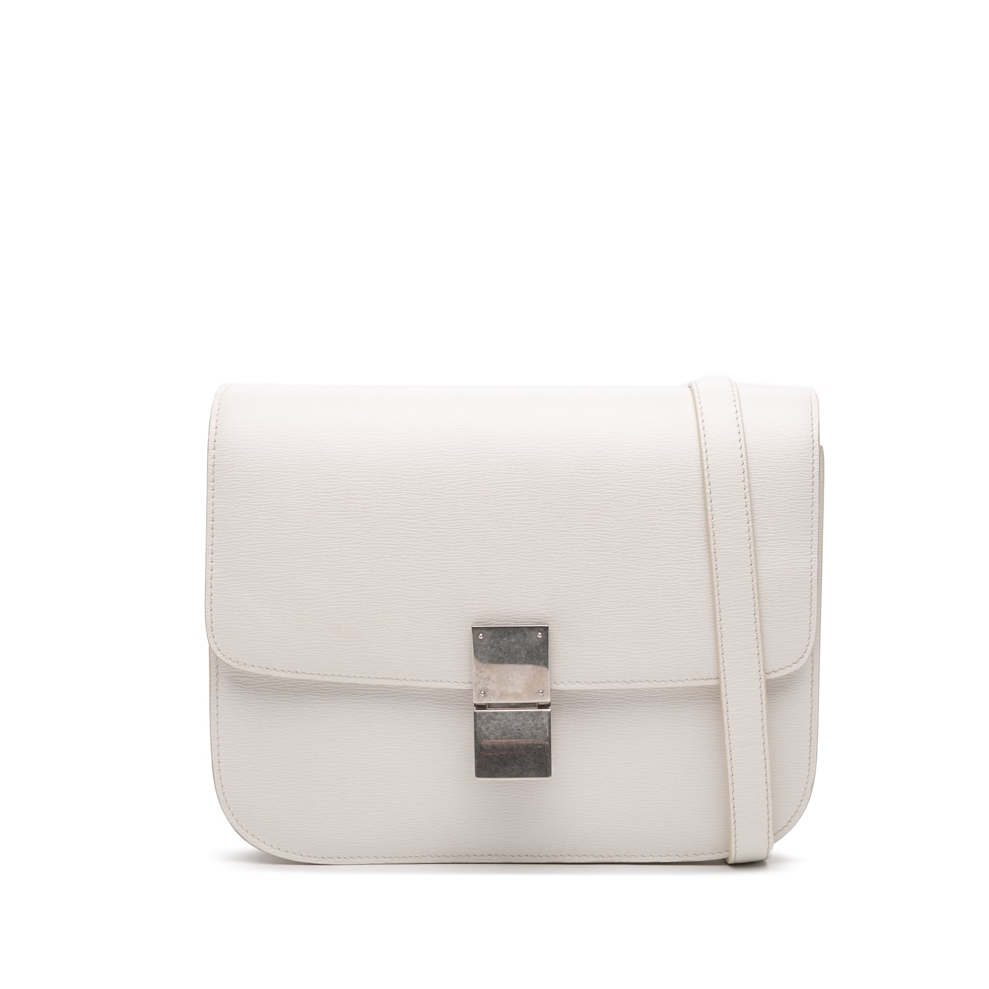 Classic Box Bag Grainy Leather Medium