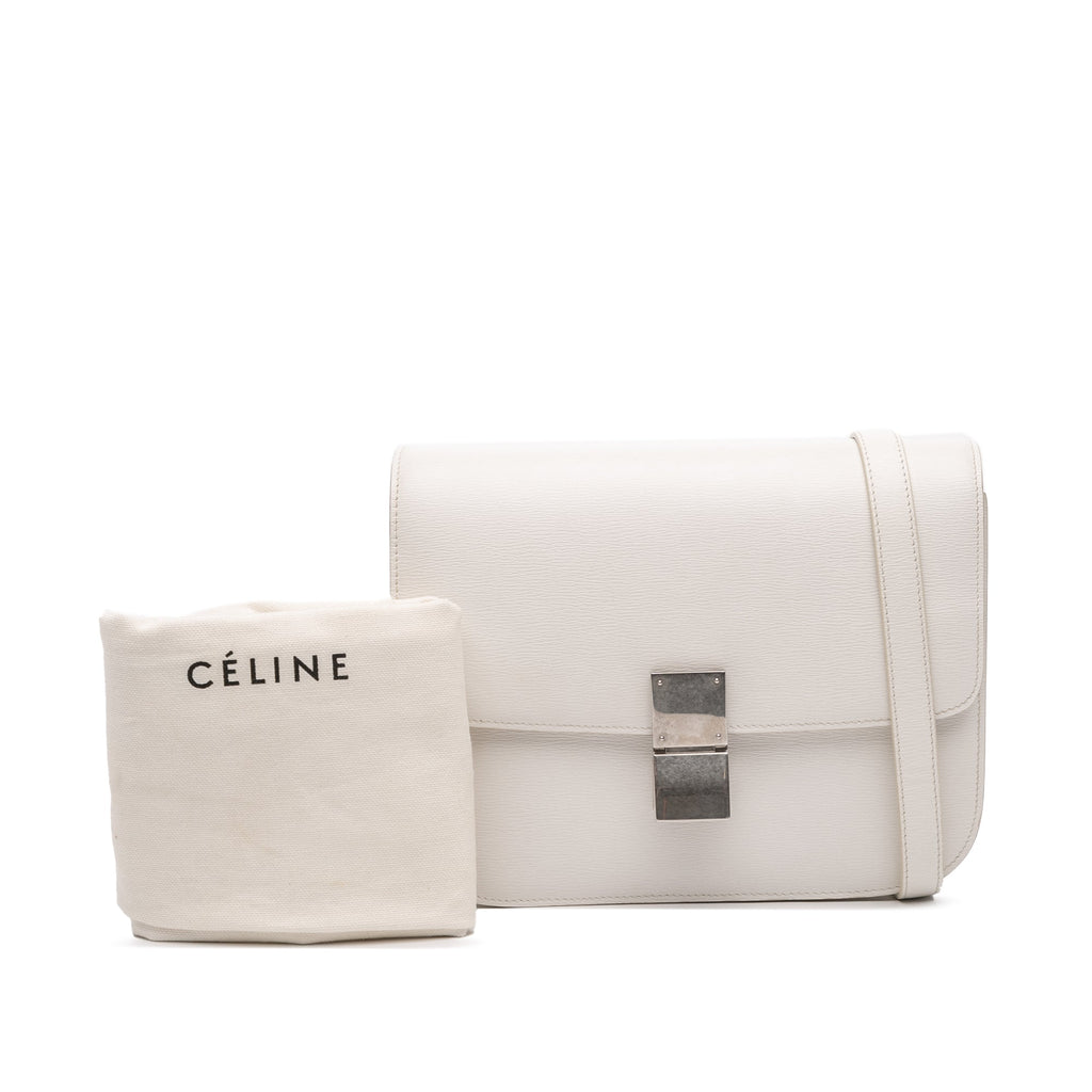 Classic Box Bag Grainy Leather Medium