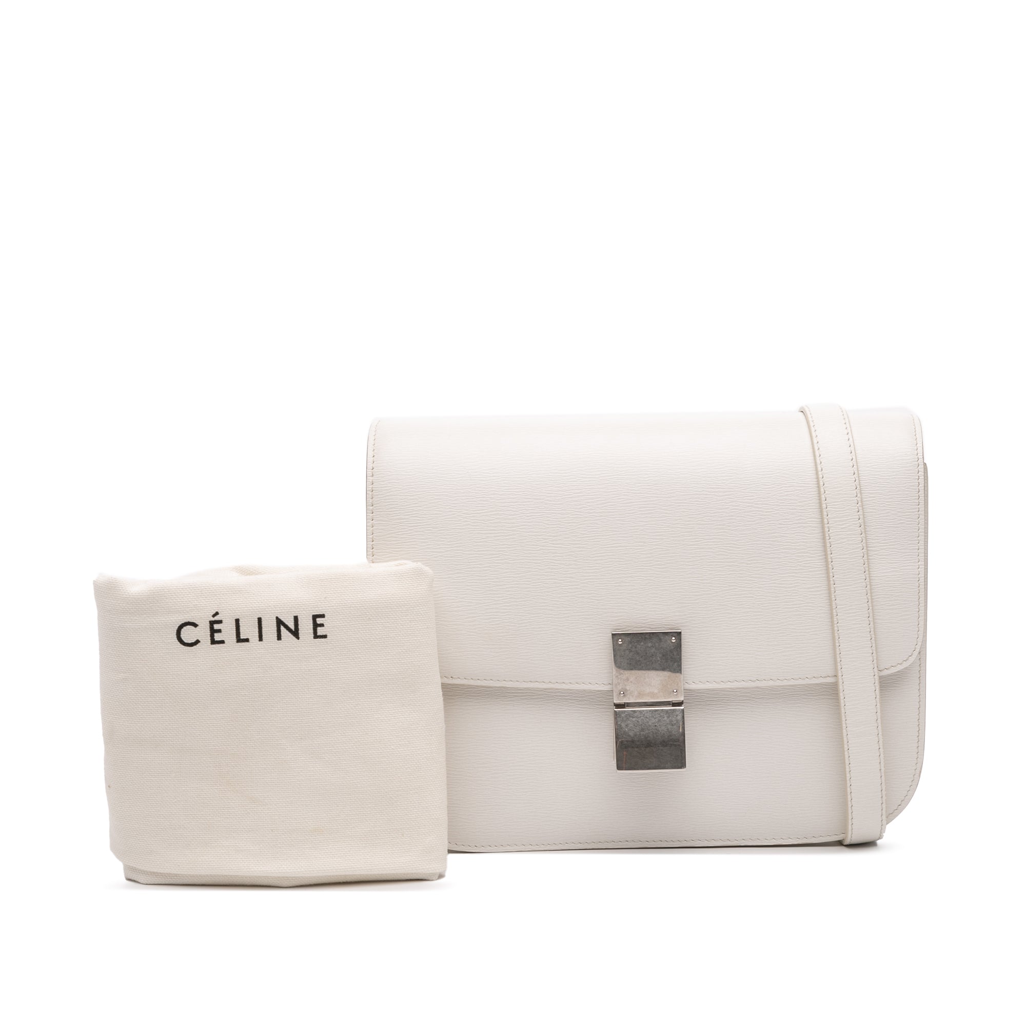 Classic Box Bag Grainy Leather Medium