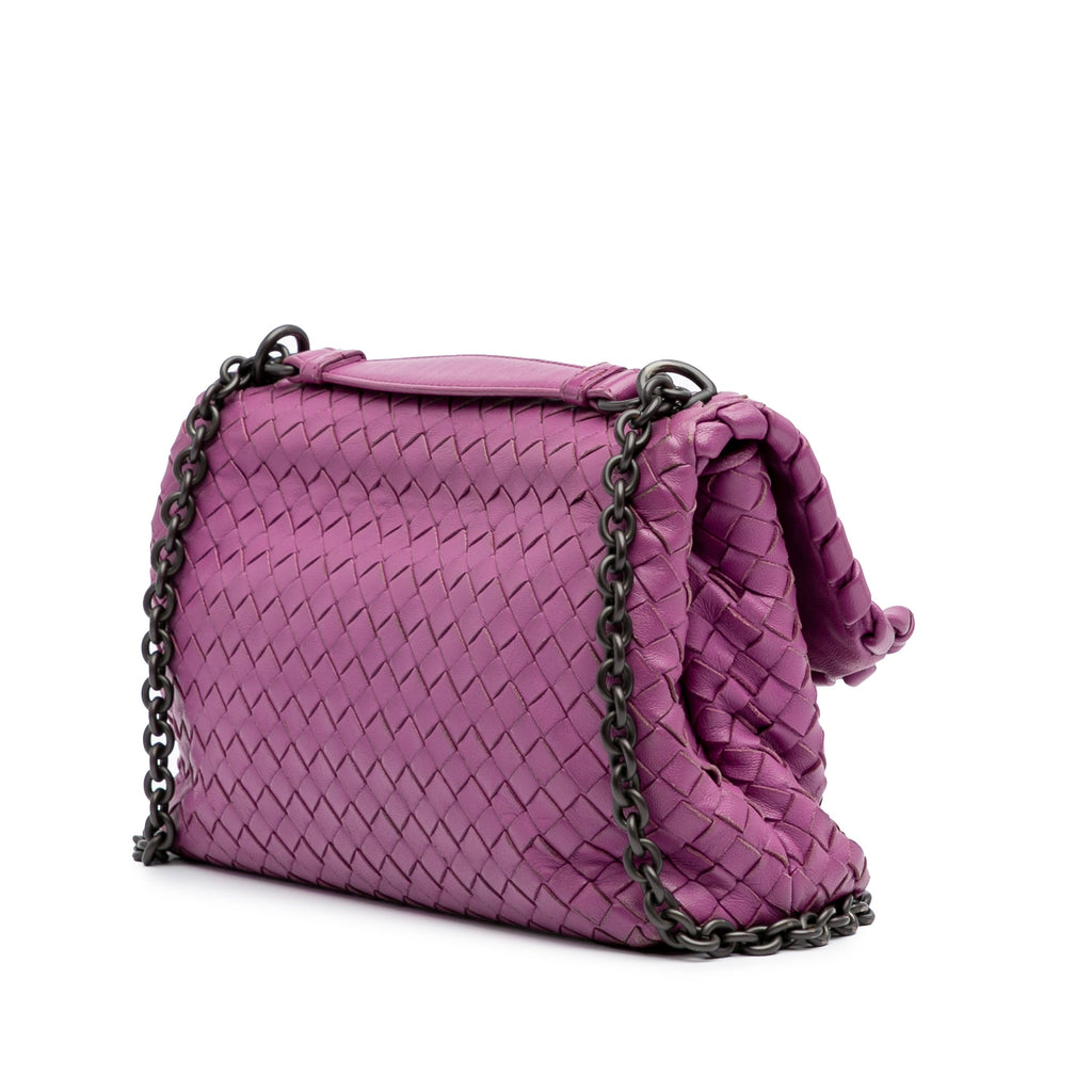 Olimpia Crossbody Bag Intrecciato Nappa Small
