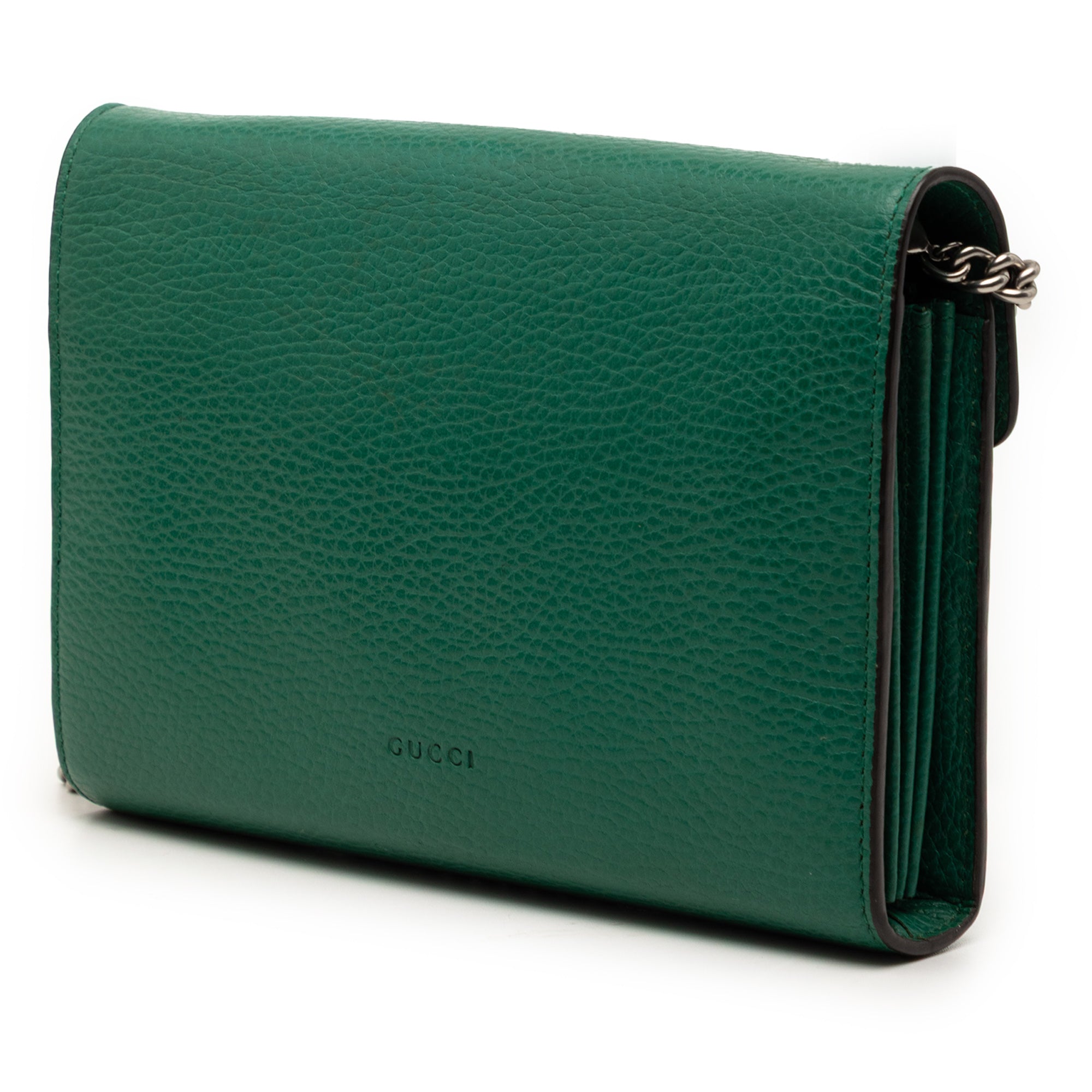 Dionysus Chain Wallet Leather with Embellished Detail Small