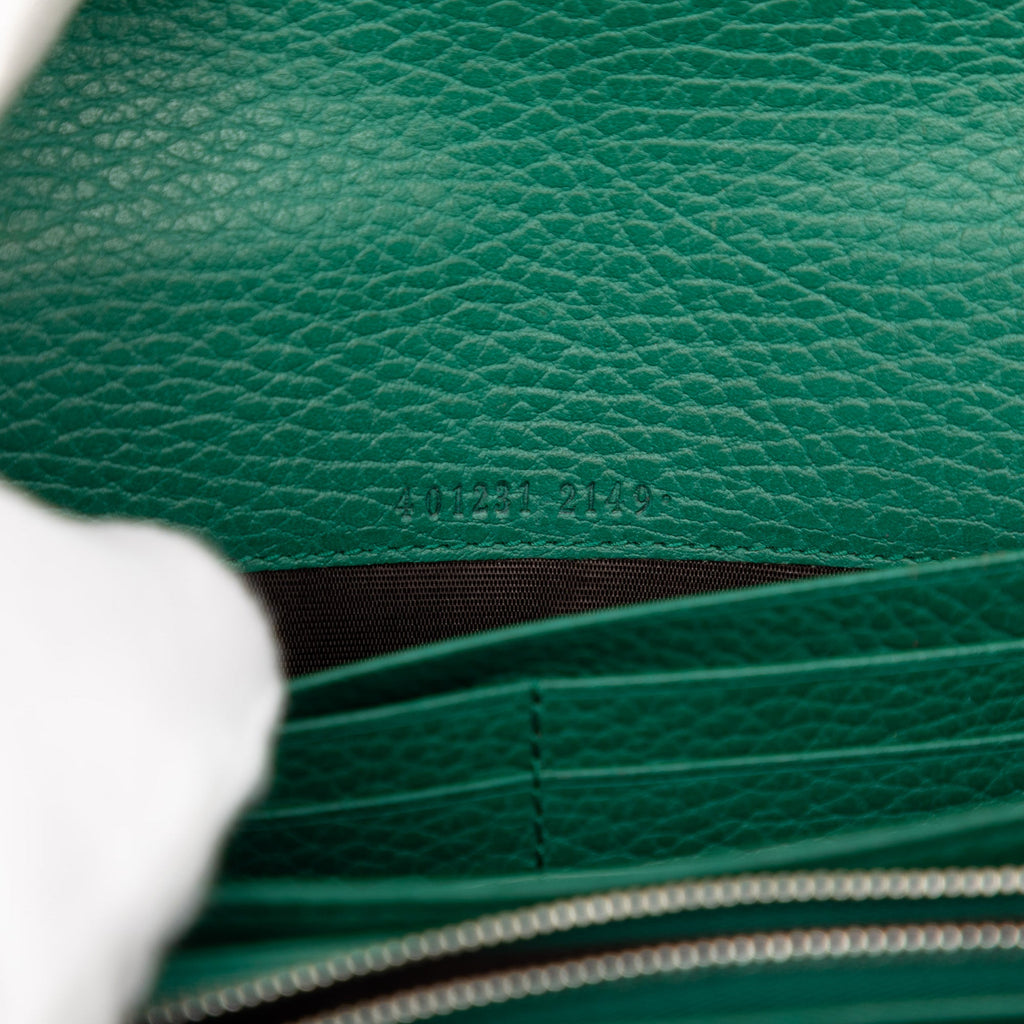 Dionysus Chain Wallet Leather with Embellished Detail Small