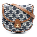 Besace Flap Bag Triomphe Coated Canvas Mini