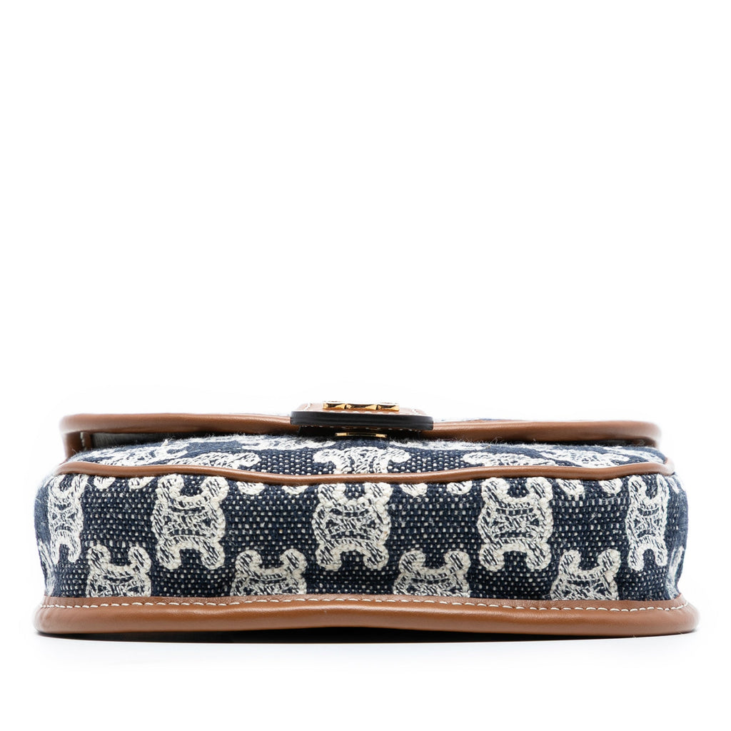 Besace Flap Bag Triomphe Coated Canvas Mini
