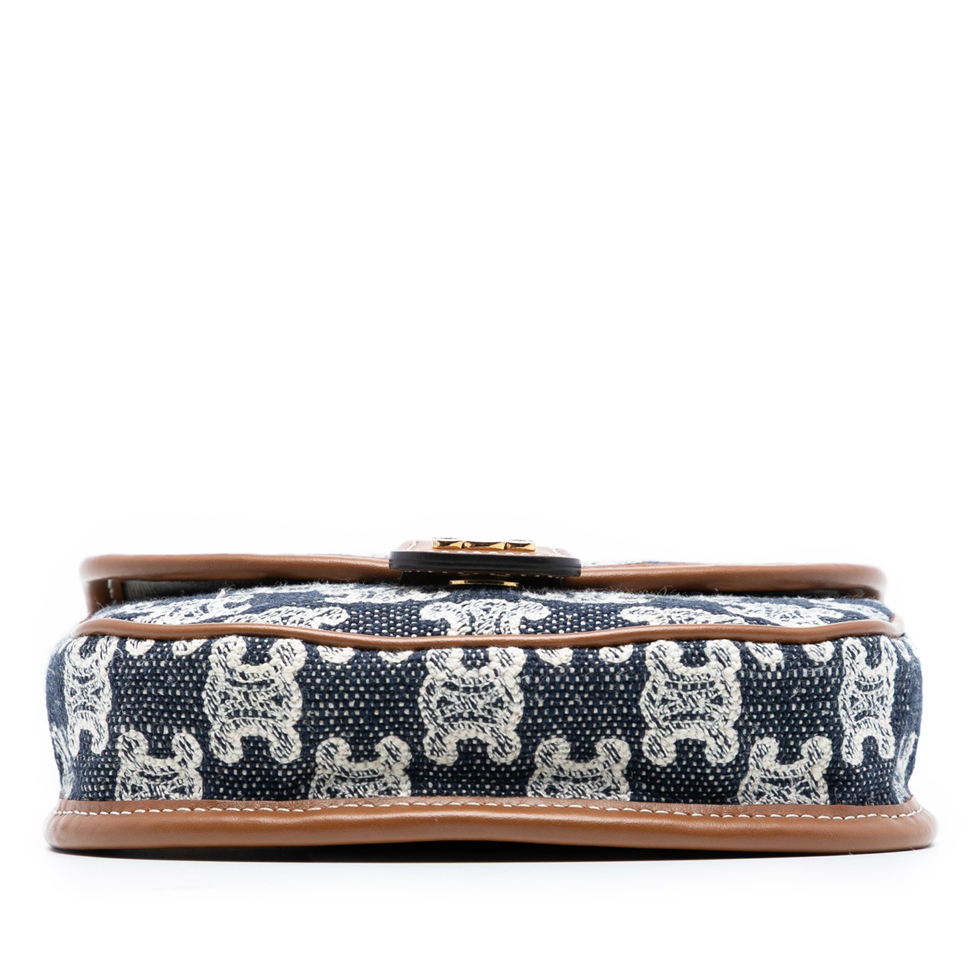 Besace Flap Bag Triomphe Coated Canvas Mini