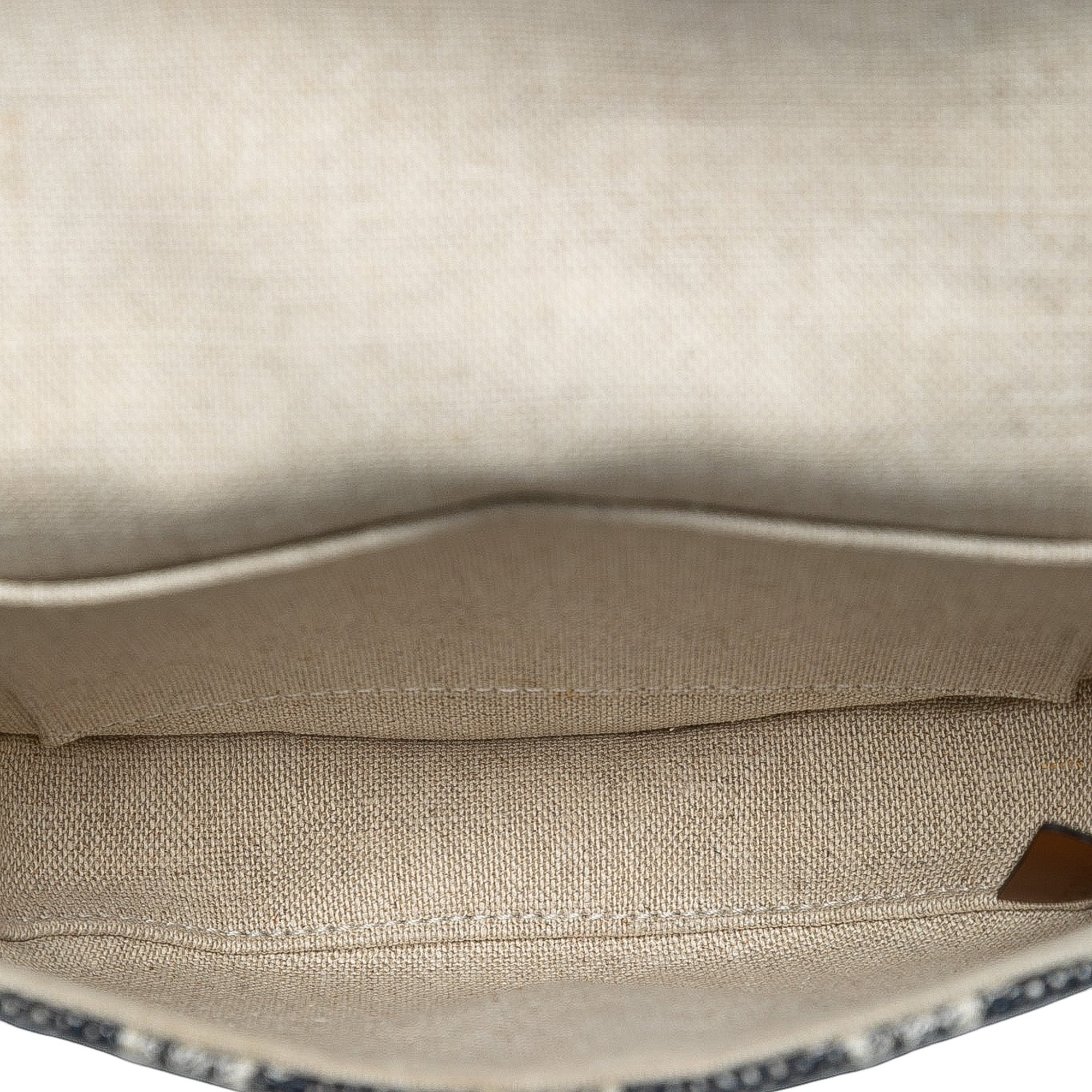 Besace Flap Bag Triomphe Coated Canvas Mini