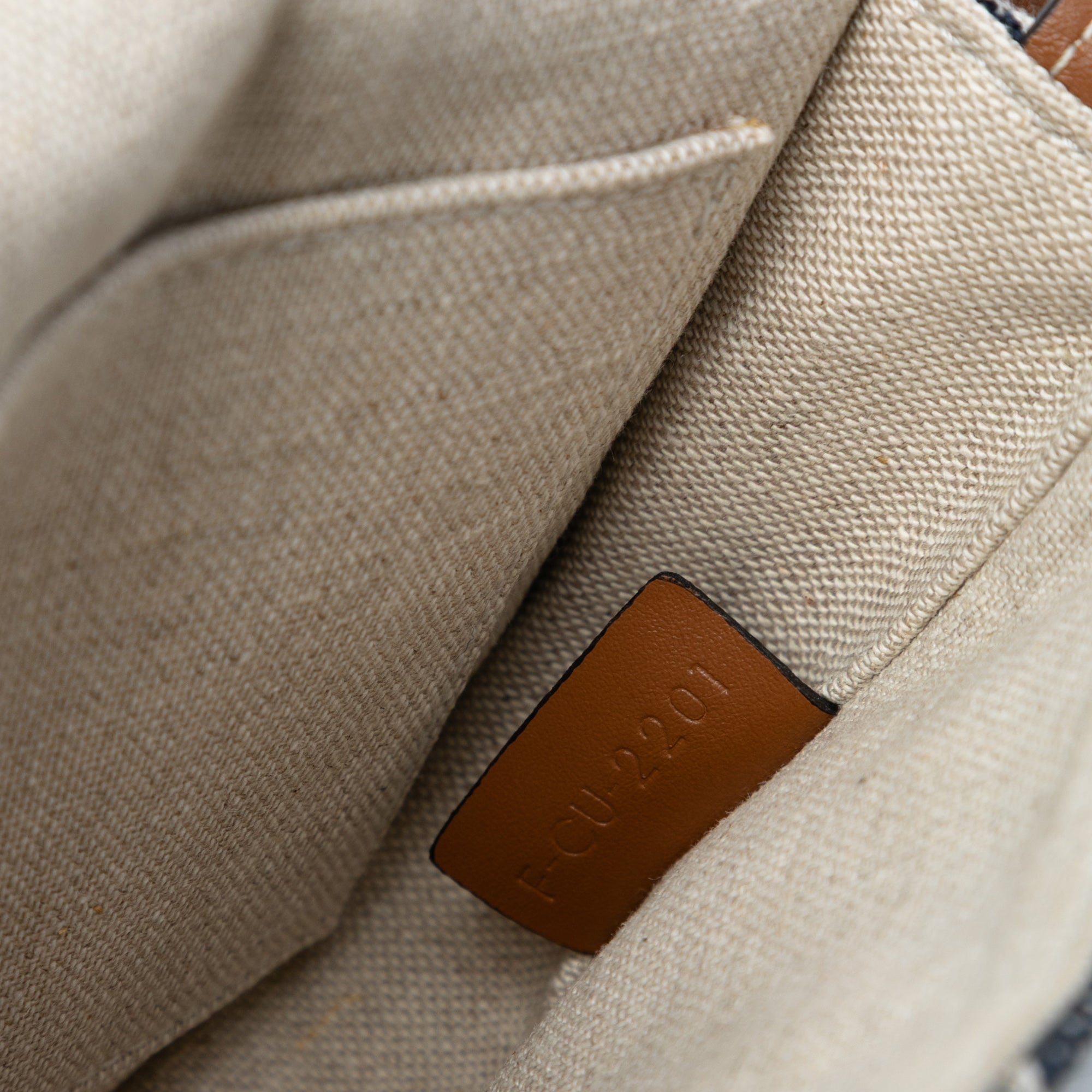 Besace Flap Bag Triomphe Coated Canvas Mini