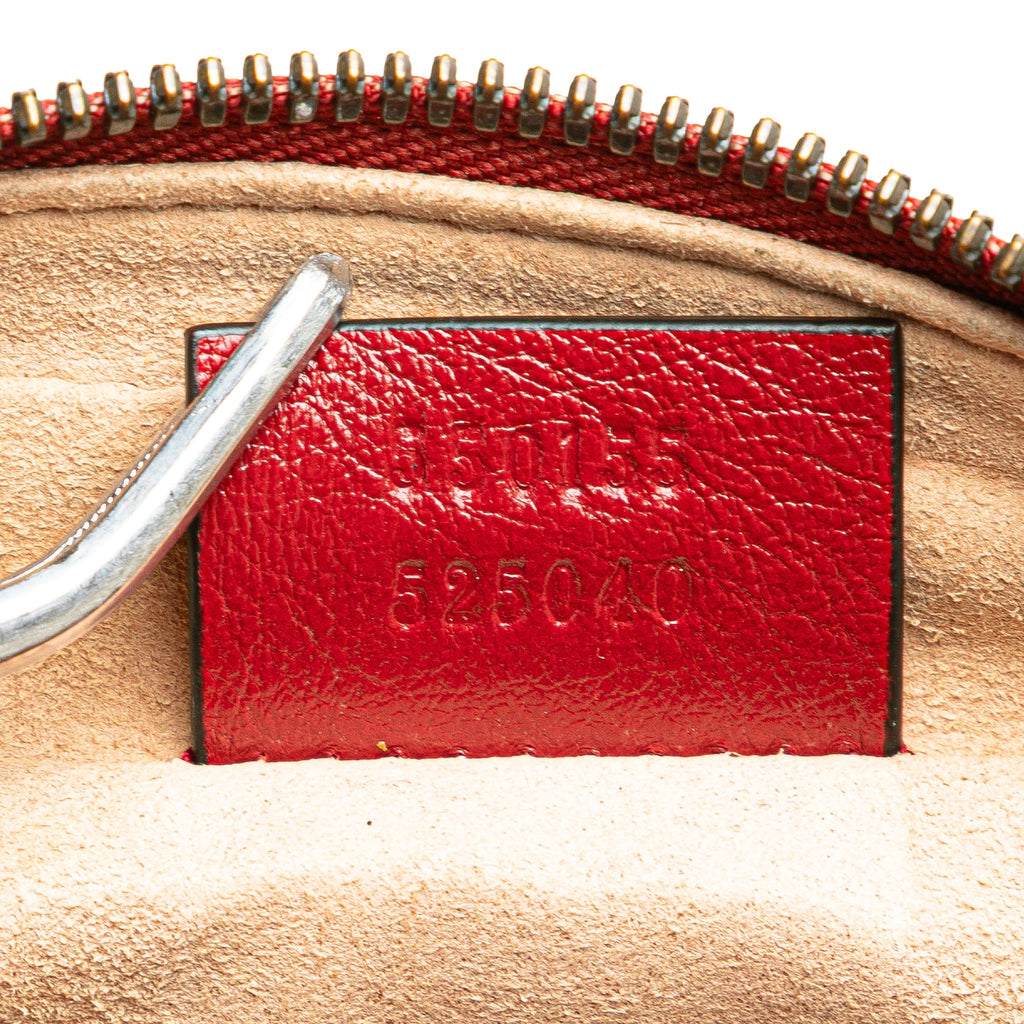 GG Marmont Double Zip Camera Bag Diagonal Quilted Leather Mini