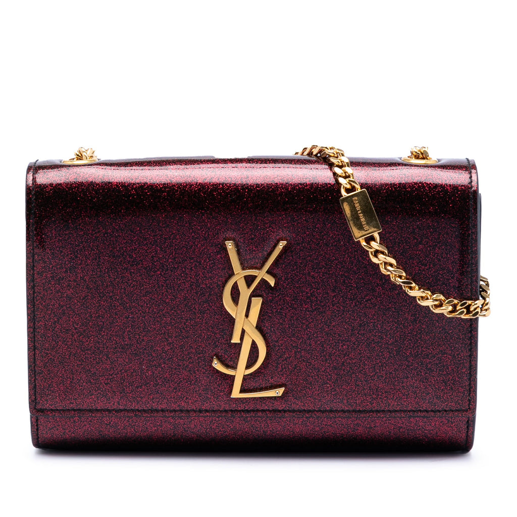 Classic Monogram Crossbody Bag Glitter Patent Small