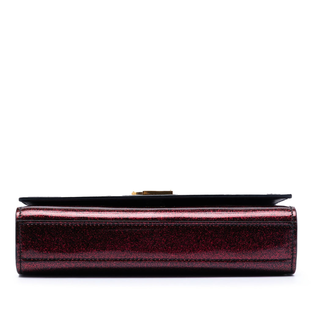 Classic Monogram Crossbody Bag Glitter Patent Small