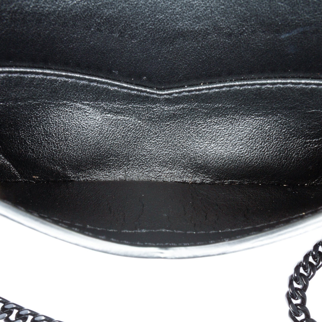 Lou Camera Bag Glitter Jacquard and Leather Mini