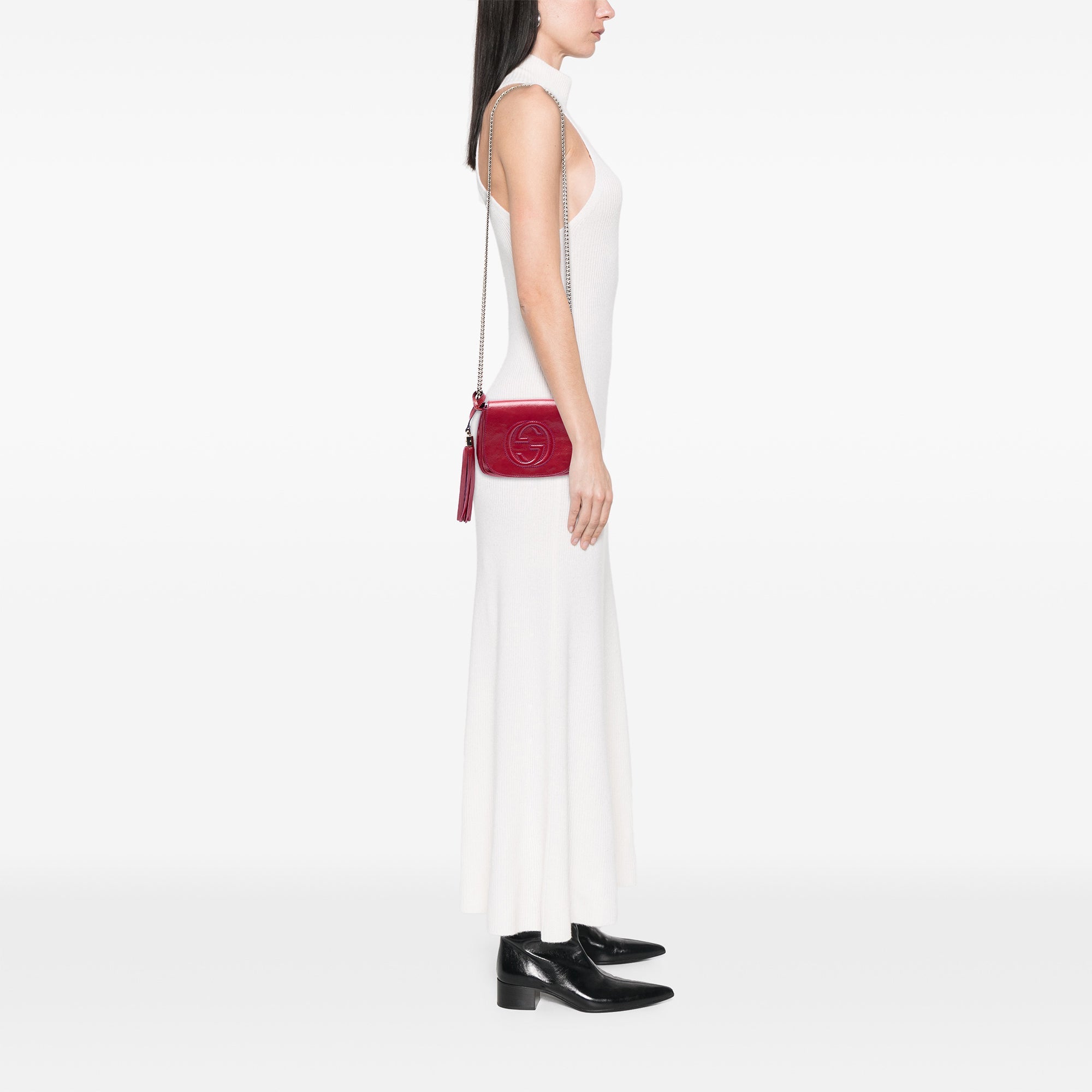 Soho Chain Crossbody Bag Patent Small