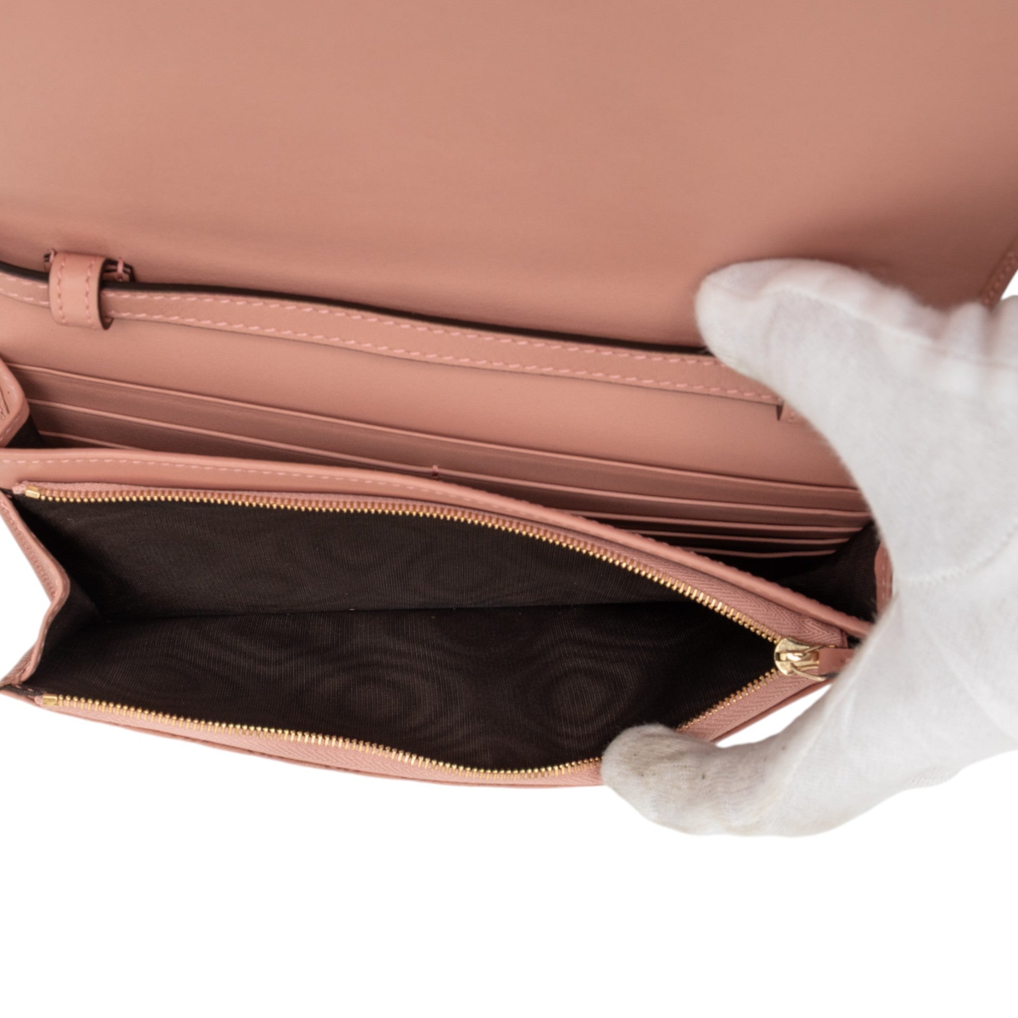 Wallet on Strap Microguccissima Leather