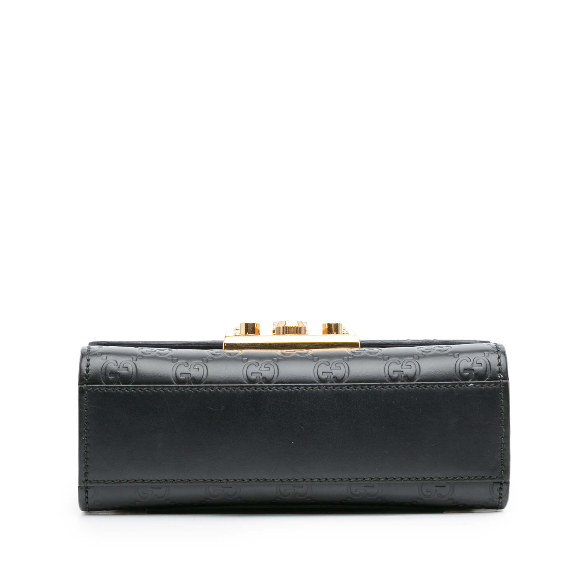 Padlock Shoulder Bag Guccissima Leather Small