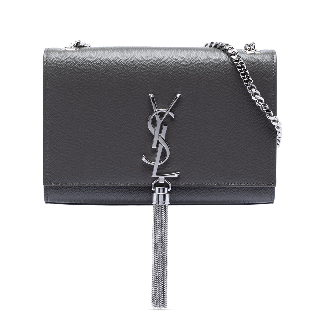 Classic Monogram Tassel Crossbody Bag Leather Small