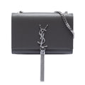 Classic Monogram Tassel Crossbody Bag Leather Small