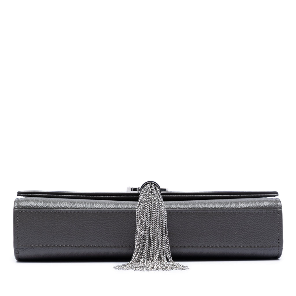Classic Monogram Tassel Crossbody Bag Leather Small