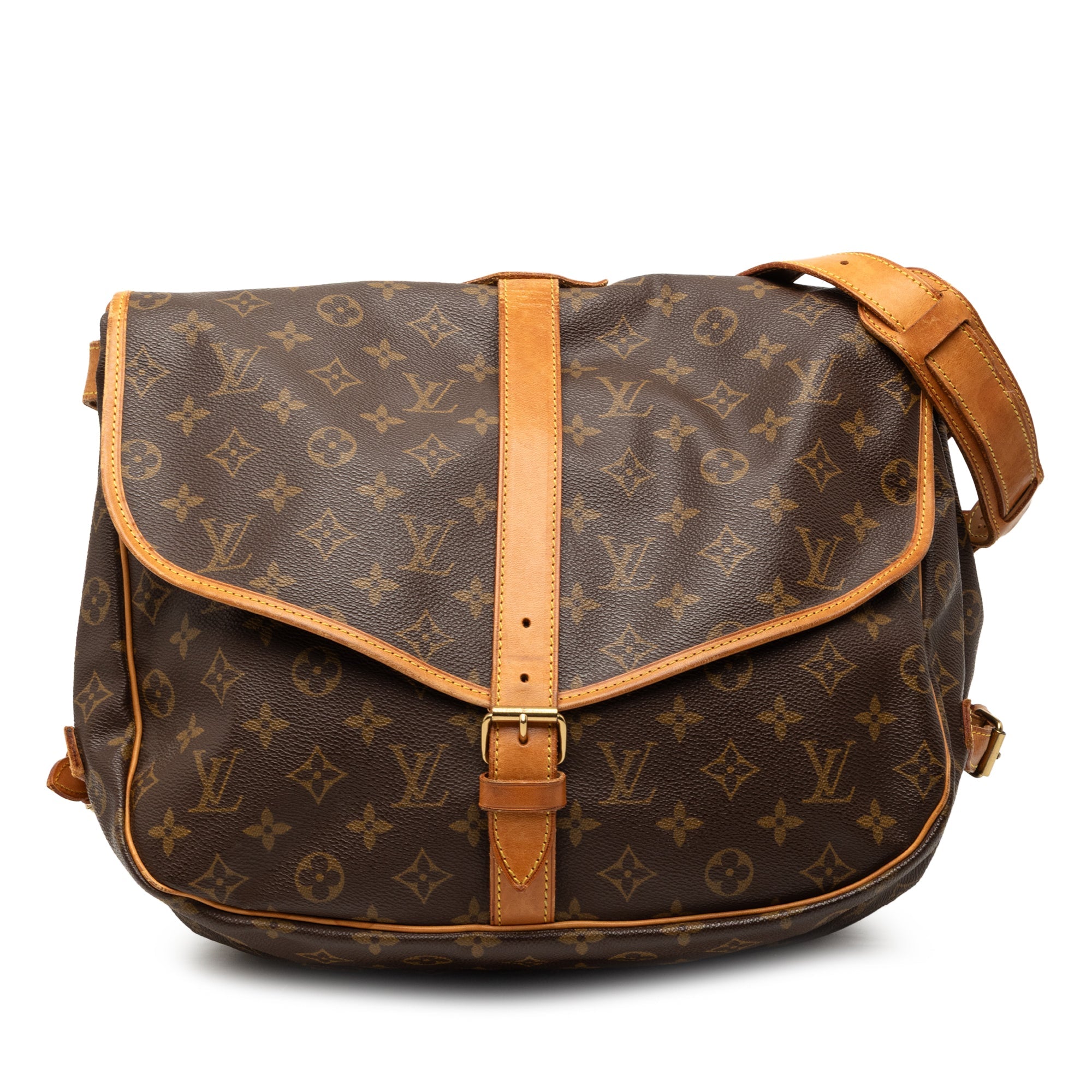 Saumur Handbag Monogram Canvas 35