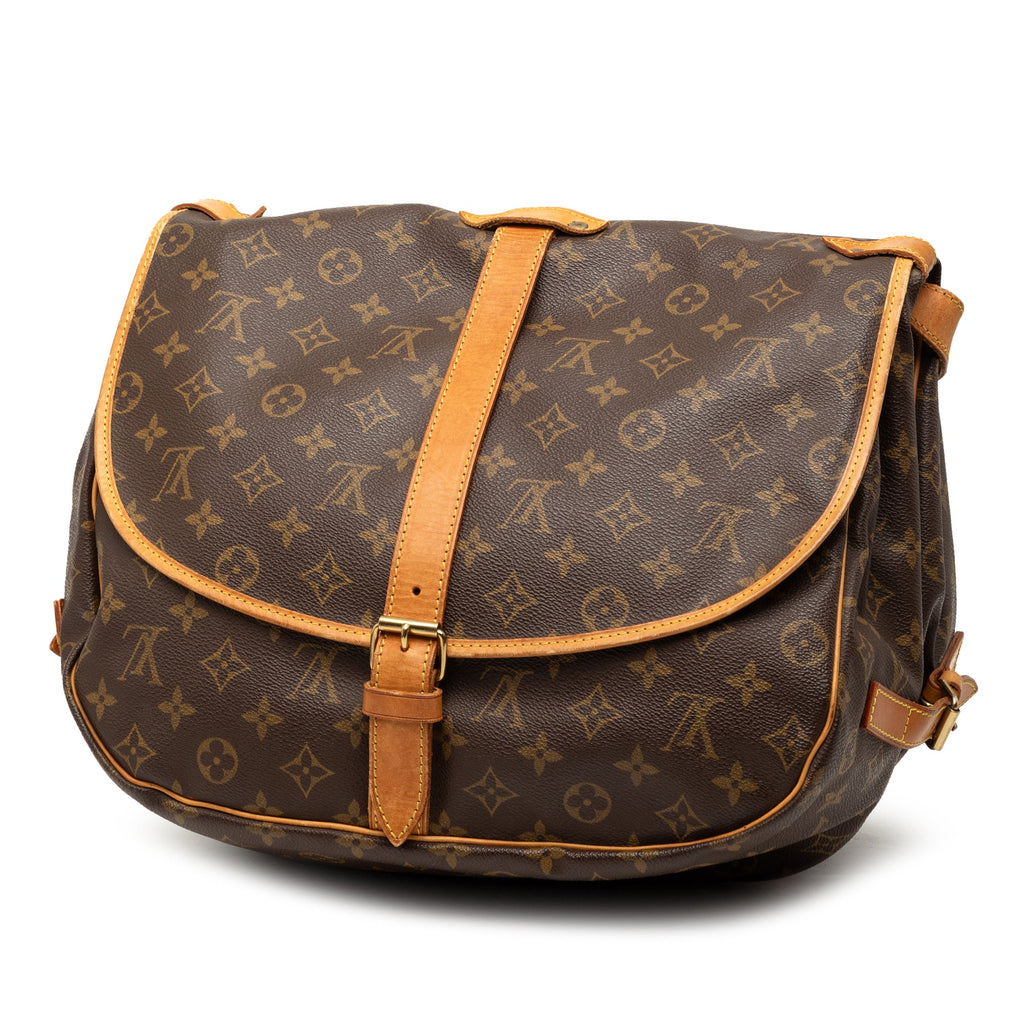 Saumur Handbag Monogram Canvas 35