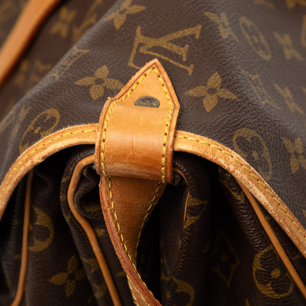 Saumur Handbag Monogram Canvas 35