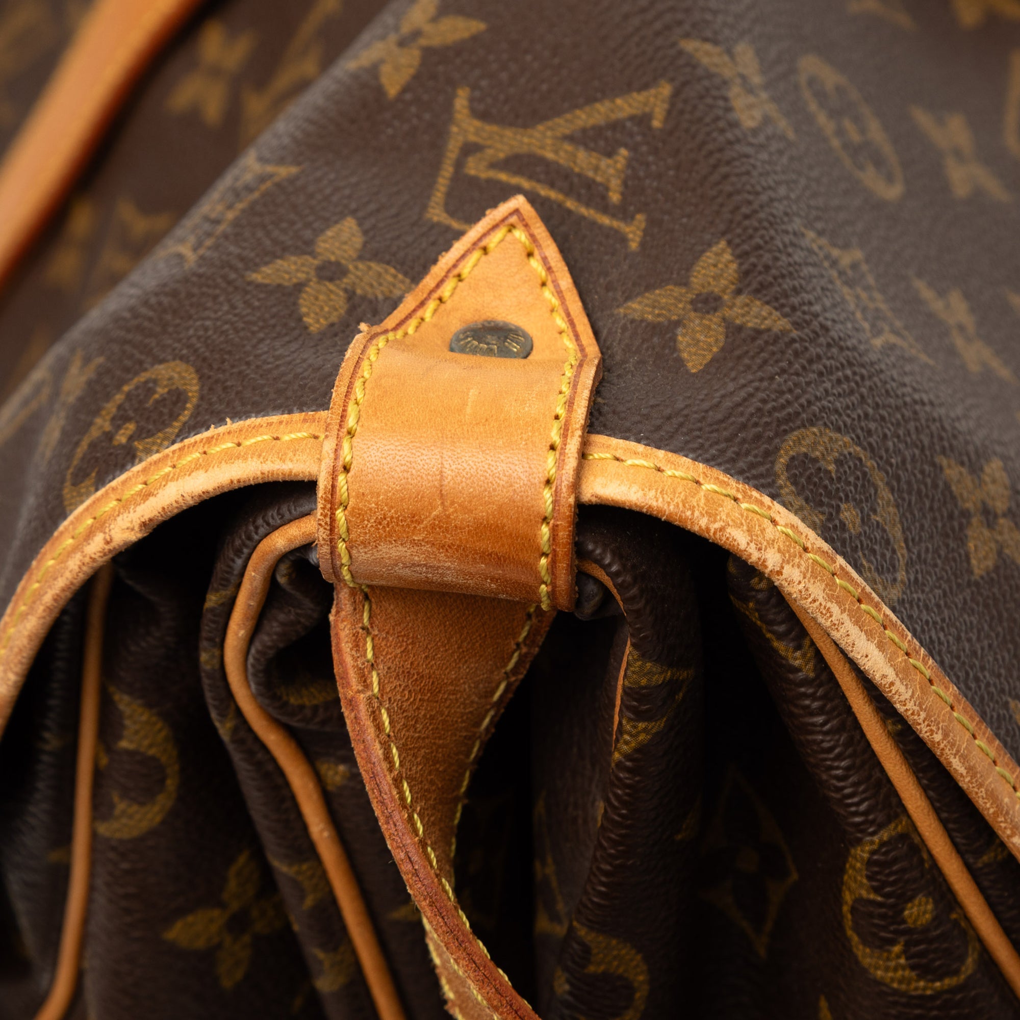 Saumur Handbag Monogram Canvas 35