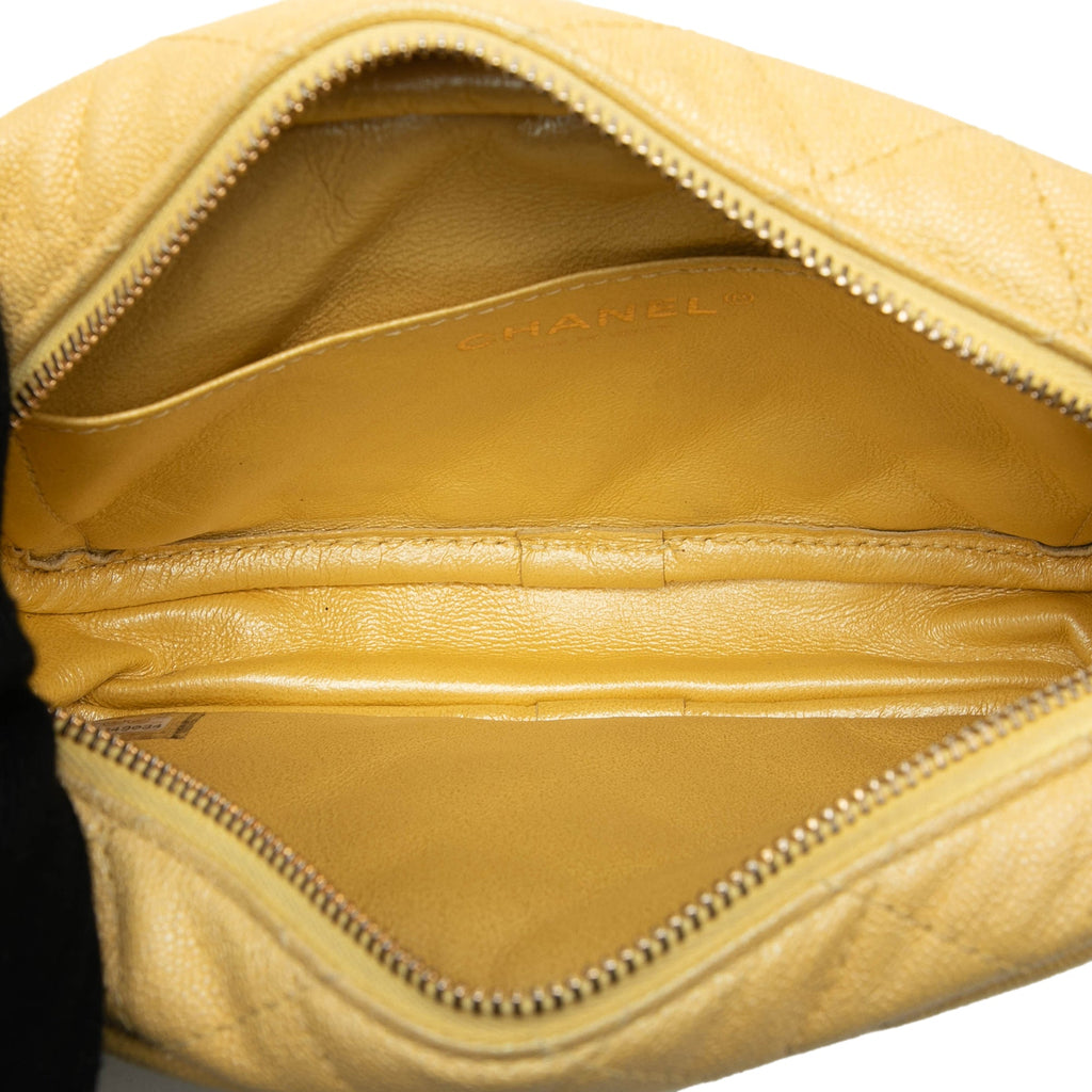 Camera Case Bag Quilted Caviar Mini