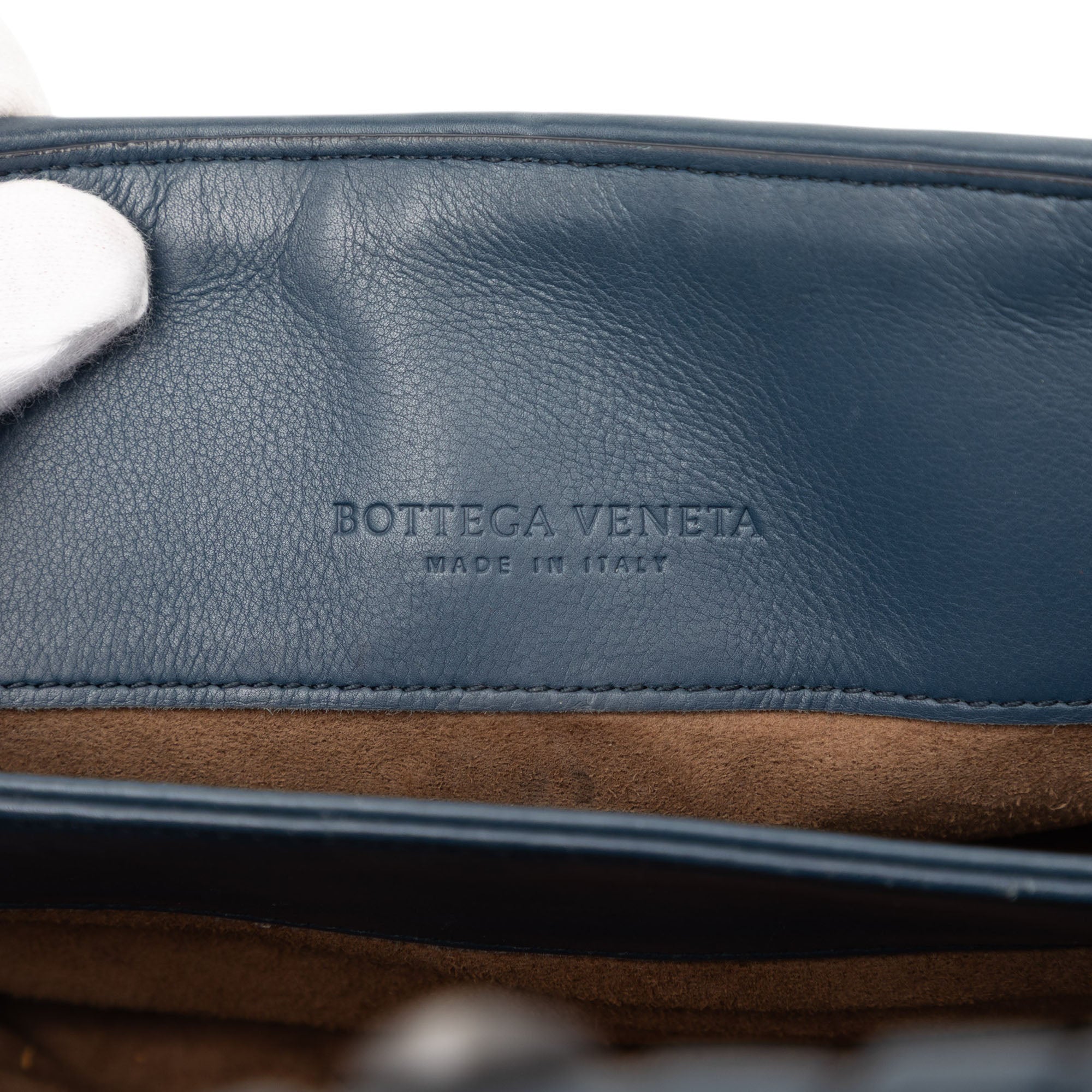 Olimpia Crossbody Bag Stitched Intrecciato Nappa Small