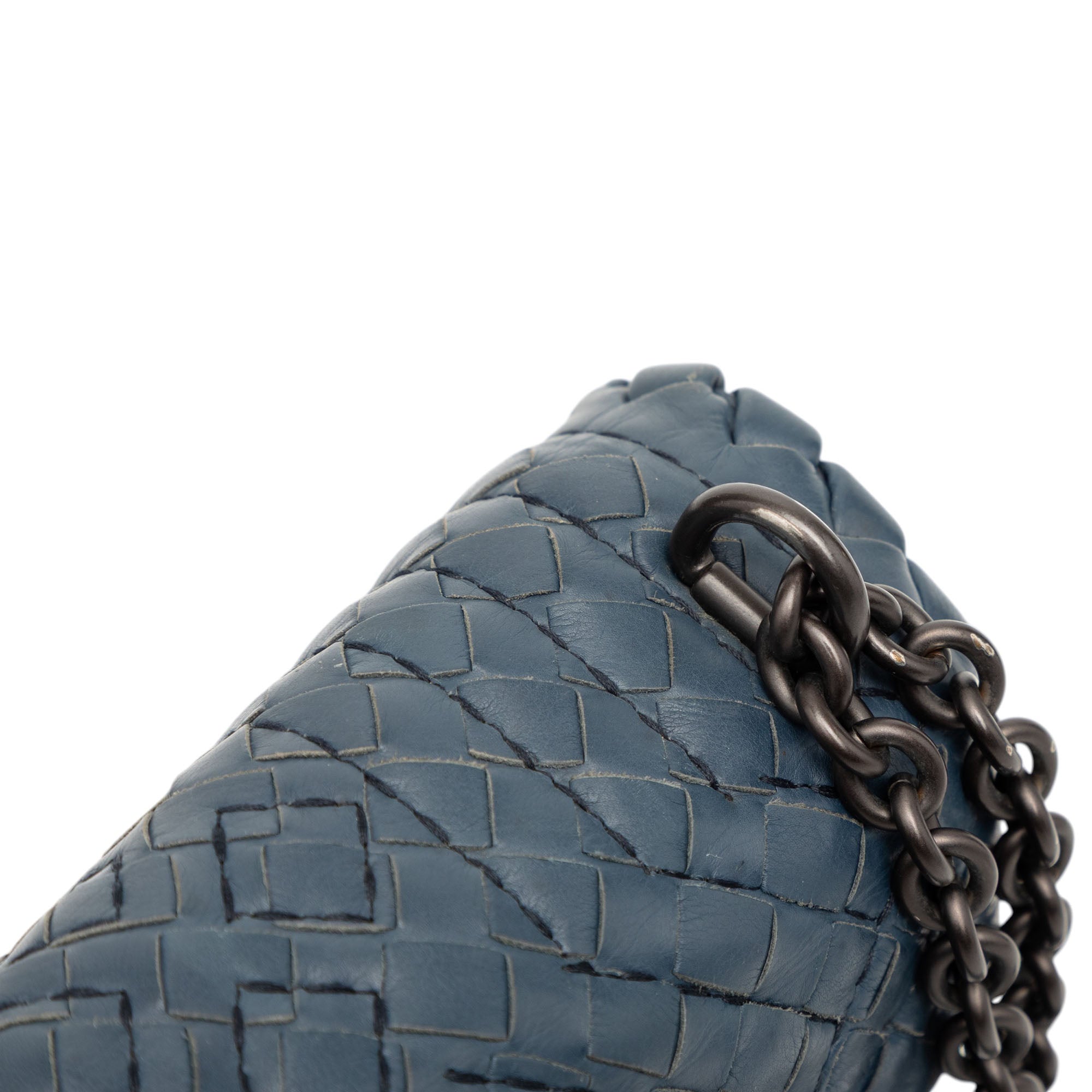 Olimpia Crossbody Bag Stitched Intrecciato Nappa Small