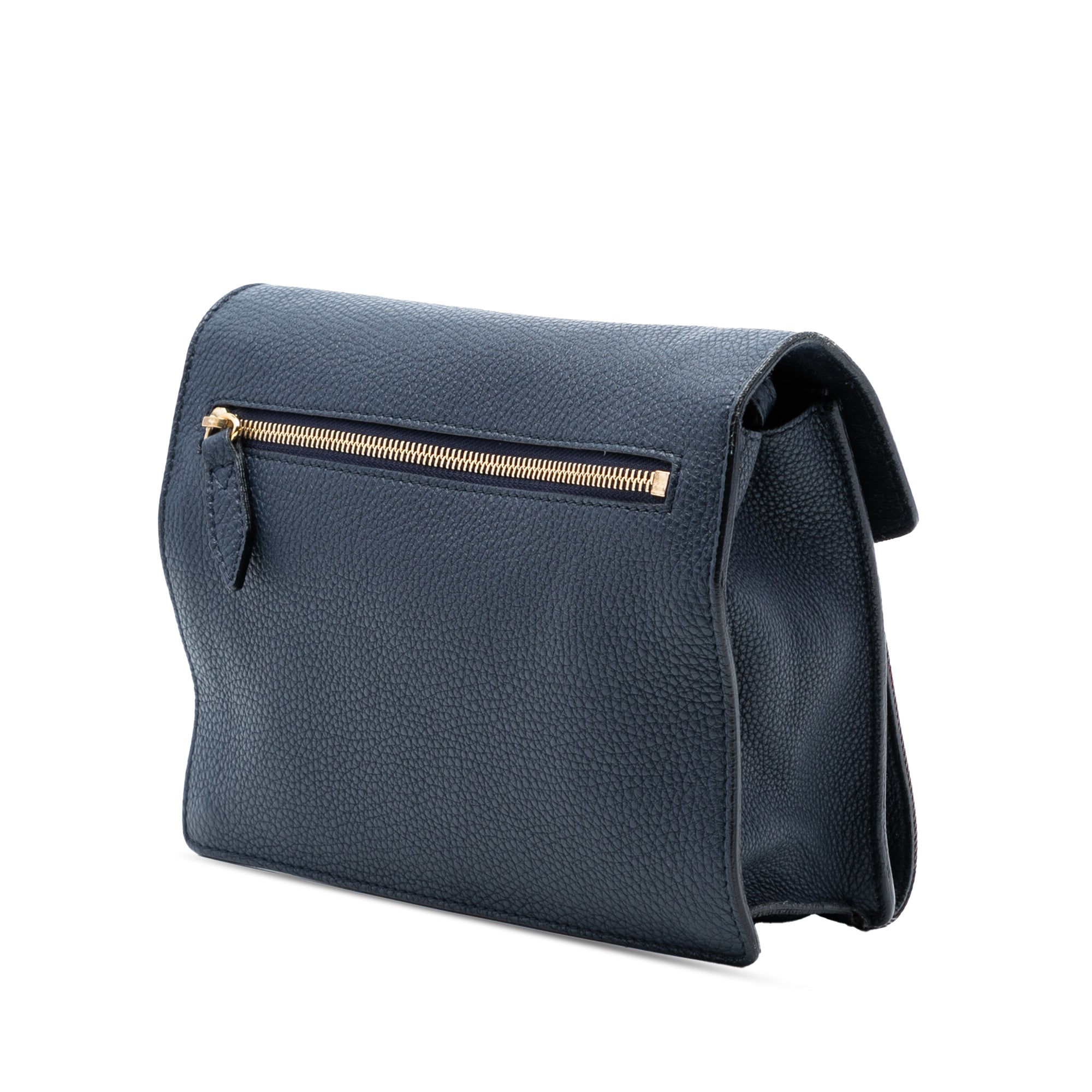 Macken Crossbody Bag Leather and House Check Canvas Small